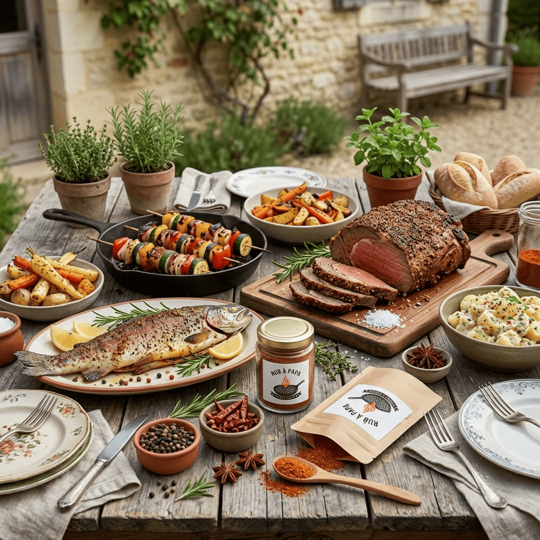 Tutos et recettes pour les rubs et le Grill à Papa