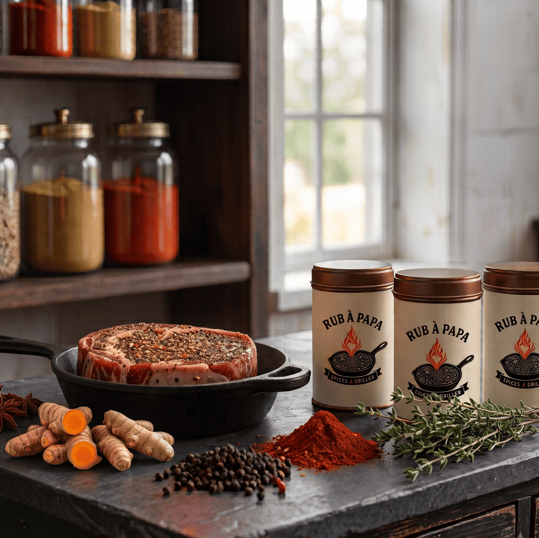 Boutique d'épices pour barbecue les Rubs à Papa
