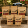 Pack Premier Feu composé des cinq rubs Rub à Papa en sachets de 100 g