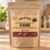 Sachet kraft du Salage SSV N°2 Viande pour préparer viandes séchées, filet mignon, magret et coppa