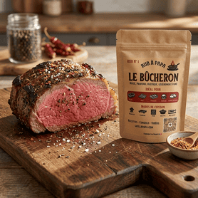 Côte de bœuf rôtie et sachet de rub Le Bûcheron - Grill à Papa