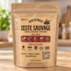 Sachet kraft du mélange d’épices Rub N°6 Zeste Sauvage, aux agrumes, gingembre et poivre noir